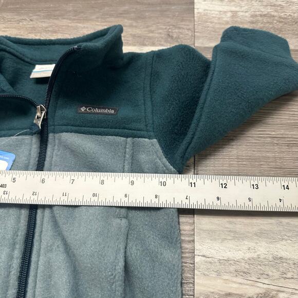 NWT Columbia Steens Mountain II Fleece Green Baby 6-12M Full Zip Jacket Gorpcore - Picture 6 of 9